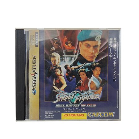 Jogo Street Fighter: The Movie - Sega Saturn (Japonês)