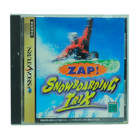 Jogo Zap! Snowboarding Trix - Sega Saturn (Japonês)