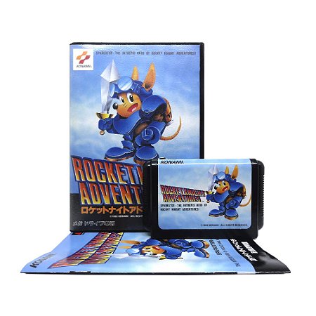 Jogo Rocket Knight Adventures - Mega Drive (Japonês)