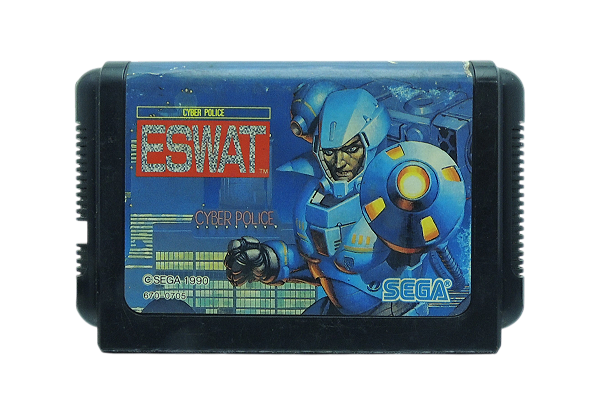 Jogo ESWAT: Cyber Police - Mega Drive (Japonês)