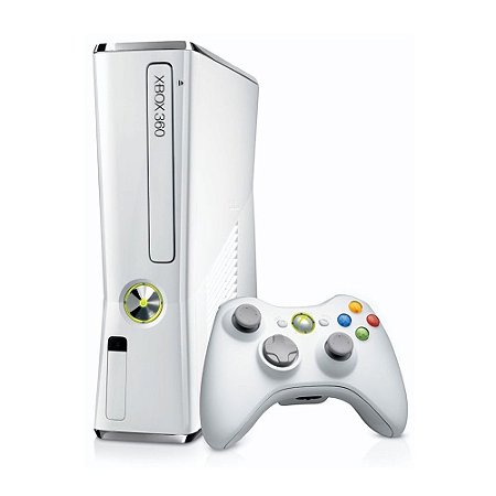 Console Xbox 360 Slim 500GB Branco - Microsoft