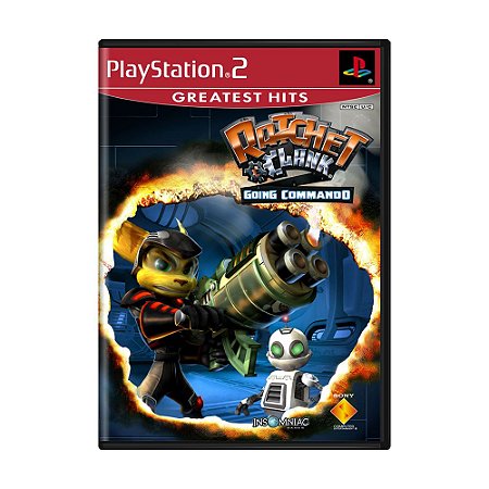 Jogo Ratchet & Clank: Going Commando - PS2 (Greatest Hits)