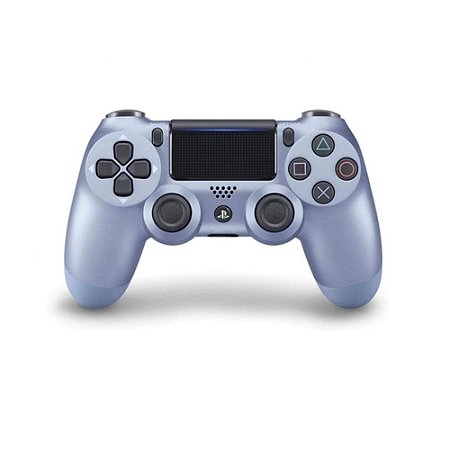 Controle Sony Dualshock 4 Titanium Blue sem fio - PS4