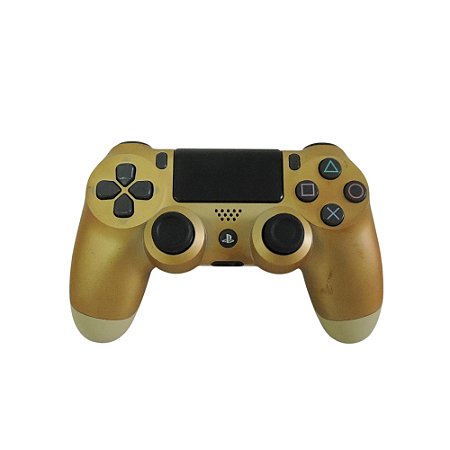 Controle Sony Dualshock 4 Dourado - PS4