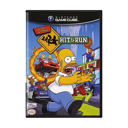 Jogo The Simpsons Hit & Run - GC - Game Cube