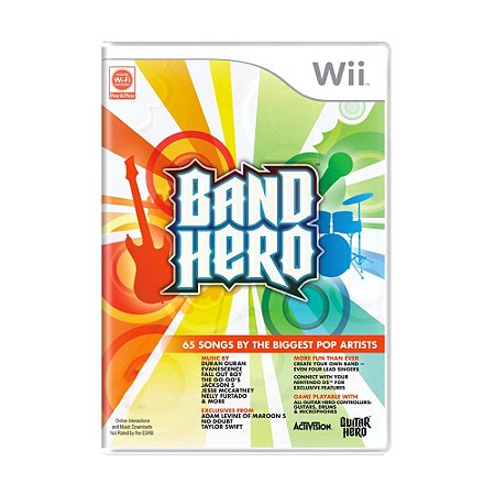 Jogo Band Hero - Wii