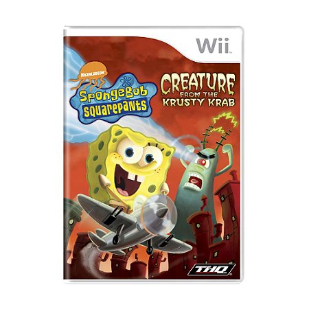 Jogo SpongeBob Squarepants: Creature From the Krusty Krab - Wii