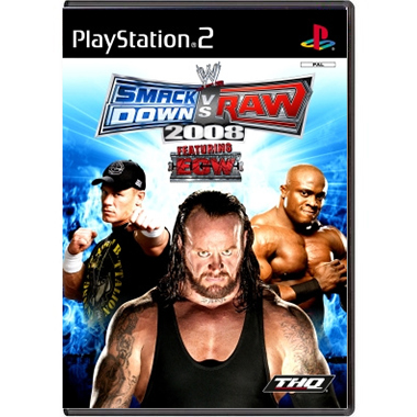 Jogo WWE Smackdown Vs Raw 2008 - PS2