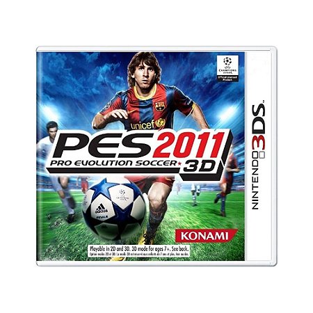 Jogo Pro Evolution Soccer 2011 3D (PES 11) - 3DS