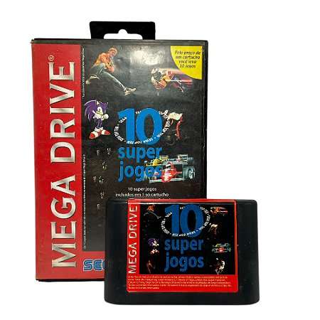 Jogo 10 Super Jogos - Mega Drive