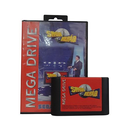 Jogo Show Do Milhão - Mega Drive