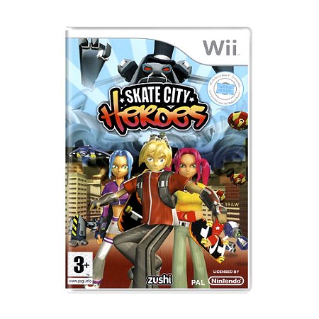 Jogo Skate City Heroes - Wii (Europeu)