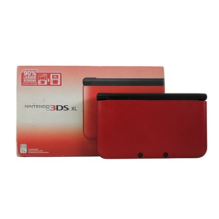 Console Nintendo 3DS XL Vermelho - Nintendo (Leia a Descrição, Desbloqueado)