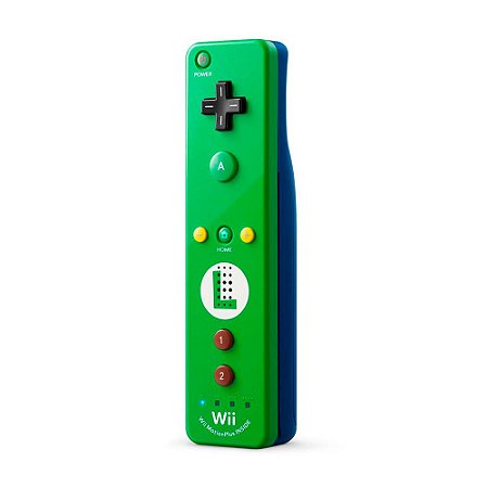 Controle Nintendo Wii Remote Plus Luigi - Wii U e Wii