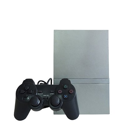 Console PlayStation 2 Slim Prata - Sony