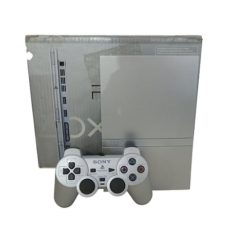 Console PlayStation 2 Slim Prata - Sony