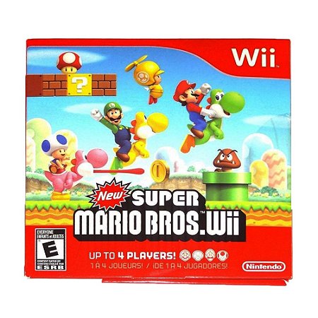 Jogo New Super Mario Bros - Wii (Capa Dura)