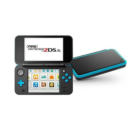 Console New Nintendo 2DS XL Preto e Turquesa - Nintendo