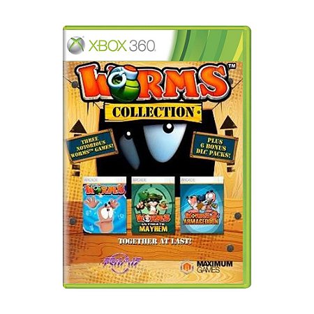 Jogo Worms Collection - Xbox 360