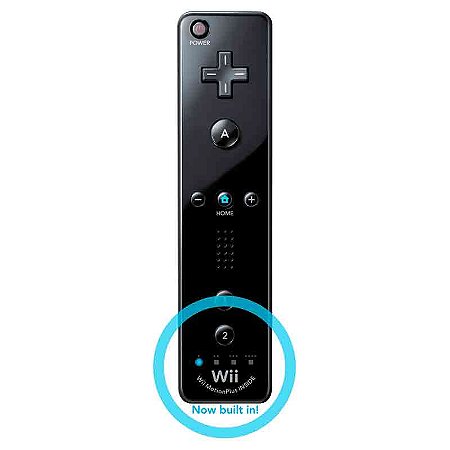 Controle Wii Remote Plus Preto - Wii