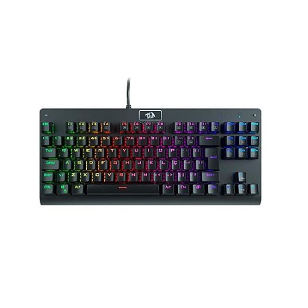 Teclado Mecânico Gamer Redragon Dark Avenger K568RGB-2 RGB Switch Black PT com fio - PC