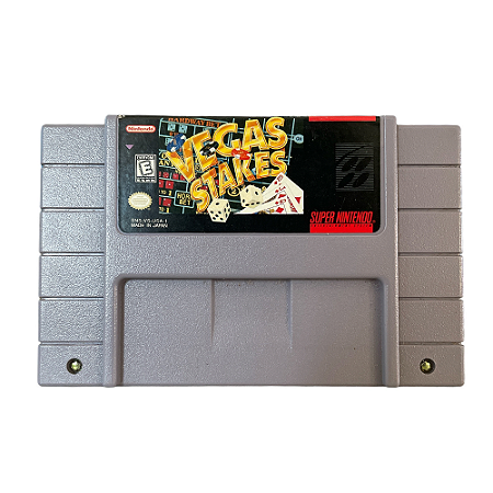 Jogo Vegas Stakes - SNES