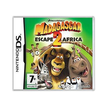 Jogo Madagascar: Escape 2 Africa - DS (Europeu)