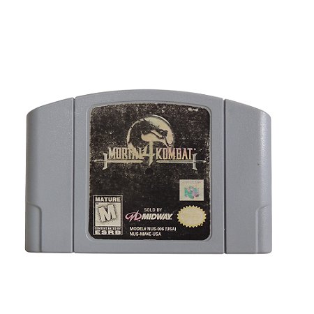 Jogo Mortal Kombat 4 - N64