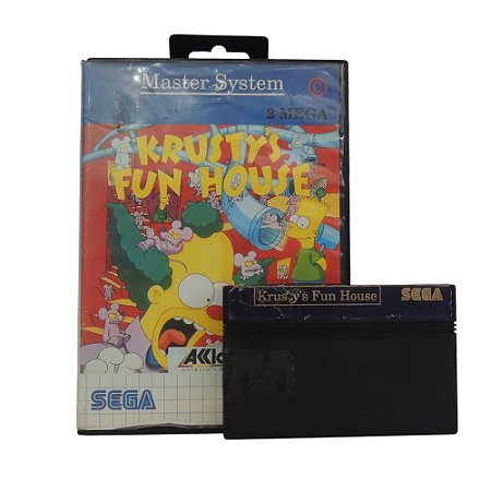 Jogo Krusty's Fun House - Master System