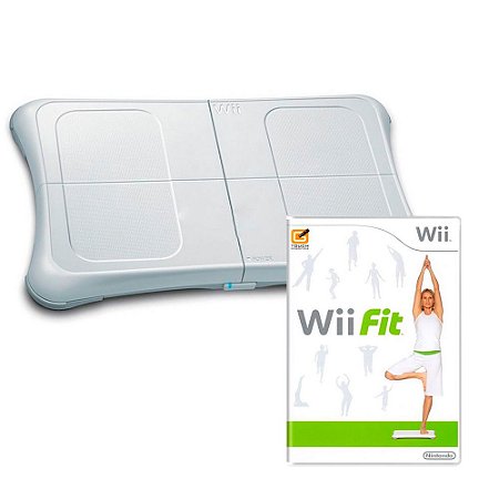 Jogo Wii Fit + Balance Board - Nintendo