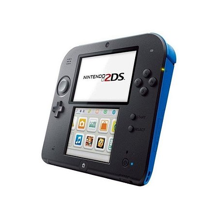 Console Nintendo 2DS Preto e Azul - Nintendo
