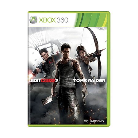 Jogo Just Cause 2 + Tomb Raider - Xbox 360