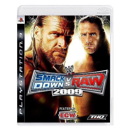 Jogo Smack Down Vs Raw 2009 - PS3