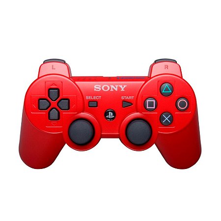 Controle Sony Dualshock 3 Vermelho - PS3