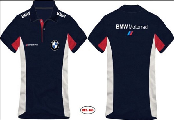 Camisa Polo Masculina BMW Marinho All Boy