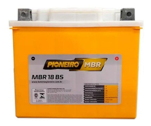 Bateria Pioneiro MBR 18 BS