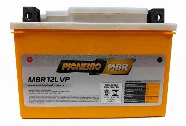 Bateria Pioneiro MBR 12L VP