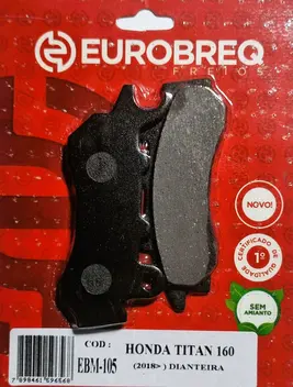 Pastilha de Freio Eurobreq EBM105 CG160