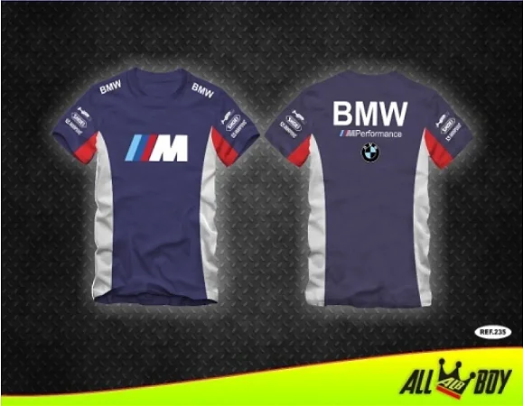 Camiseta Masculina All Boy BMW Marinho M