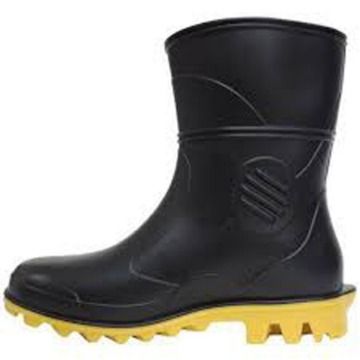 Bota de Chuva Cano Médio Com Meia