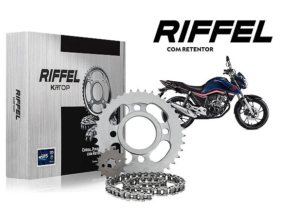 Kit Relação Honda CG150 CG160 Riffel Top