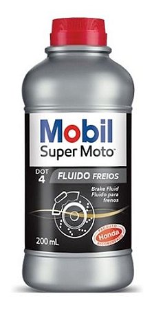 Fluido de Freio DOT 4 Mobil 200ml