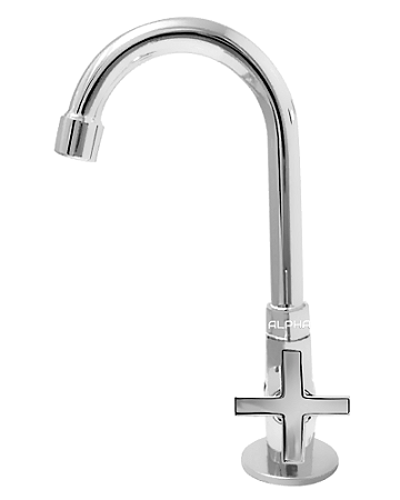 Torneira Lavatório Banheiro B. M. Metal Luxo 1195 C-22 ¼ Volta