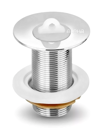 Válvula Pia Banheiro Lavatório Escoamento 7/8" S/ Ladrão Metal