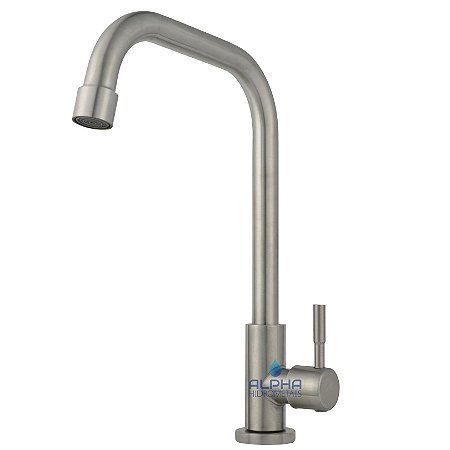 Torneira De Cozinha Monocomando Gourmet 90º Escovado 1016