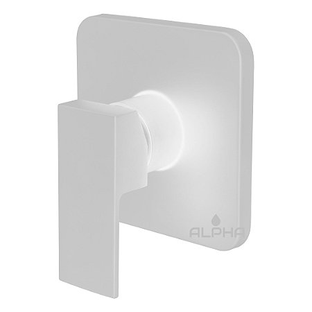 Misturador Monocomando P/ Chuveiro Acabamento Quadrado Preto