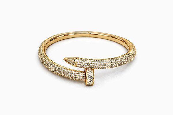 Bracelete Prego Cravejado