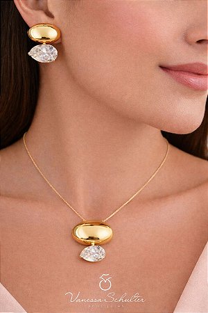 Conjunto Pedra Cristal