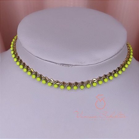Chocker Verde Florescente