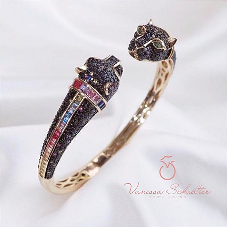 Bracelete Luxo Cravejado